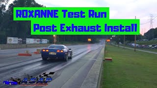 Roxanne Exhaust Test Run