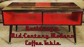 Making a Mid-Century Modern Style Coffee Table