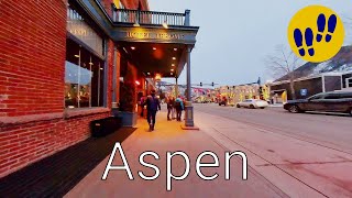 Walking in Downtown Aspen during Winter X Games