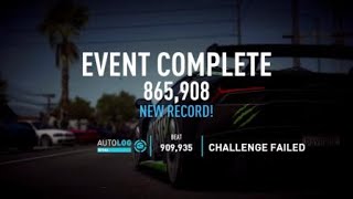 Lvl 399 Lamborghini Huracan coupe My highest drifting record ever in "Need for Speed:Payback"