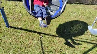 Jace new swing set - November 2022