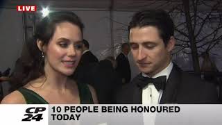 Tessa Virtue and Scott Moir Canada's Walk of Fame 2018 || CP24