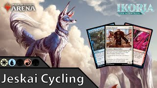 JESKAI CYCLING | Ikoria Standard Deck Tech and Gameplay | Magic Arena