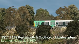 2S17 1357 Portsmouth & Southsea - Littlehampton / Portsmouth Direct Line / Train Simulator