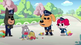 😎Monster How Should I Feel meme Keep Your Things Safe | Safety Tips Police Cartoon Sheriff Labrador