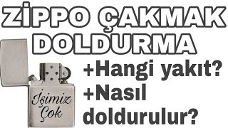 ZİPPO ÇAKMAK HANGİ YAKITLA NASIL DOLDURULUR? YAKIT İÇERİĞİNDE NELER VAR?