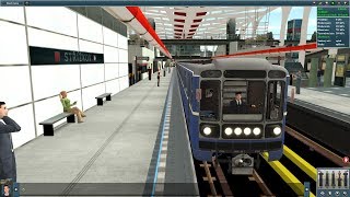 Trainz - Prague metro =C= Háje - Letňany se soupravou 81-717 LVZ (cabview)