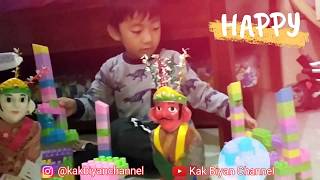 Ondel Ondel Dorong Gerobak Lego | Kak Biyan Vlog