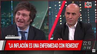 Imperdible Javier Milei con el pelado liberal de A24- 19/04/23