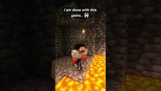 I Am Done With This Game.. 😭 #minecraft #shorts #minecraftshorts