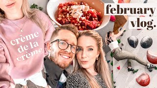 February 'Day In My Life' | Five-Minute Makeup, Practice, & NEW Valentine's Day Dinner Recipe...