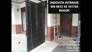 TIRAI OUTDOOR  ALUMUNIUM BOGOR   ANTI AIR  DAN ANTI ANGIN. WA 0812 56 161720