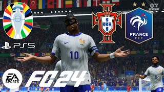 ［FC24］Jugando UEFA EURO 2024 Cuartos de Final Portugal vs Francia Gameplay sin comentarios