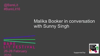 Malika Booker in Conversation with Sunny Singh