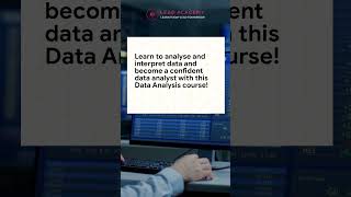 Upgrade your analytical skills with our Data Analysis Course and make decisions that bring success!