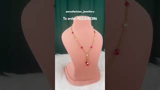 Price : 370/- plus shipping#onegramgoldjewellery#beadsjewellery#fashionaccessories#fashionjeweller