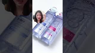 NƯỚC TẨY TRANG L'OREAL 3 IN 1 MICELLAR CHO DA DẦU MỤN | YOUTUBE SHORTS