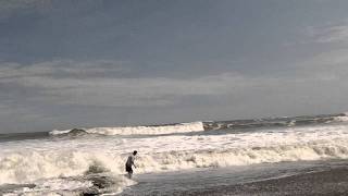 Olas gigantes en la Boquita, Nicaragua