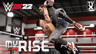 WWE 2K22 My Rise Ep.2 - Austin's Theory and a HOF Tag Team!! [Hardest Difficulty Playthrough]