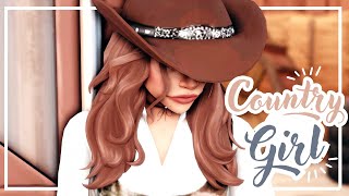 Criei uma Country Girl  (ESPERANDO HORSE RANCH)  - Create A Sim -  The Sims 4 + CC Lins