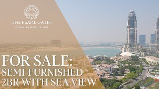 For Sale : Semi-Furnished 2 BDR with Sea View | The Pearl Gates