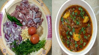 Mutton Aloo Recipe | Aloo Gosht Shorba Recipe | Style Of Best Khana