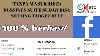 Ternyata seperti ini cara setting halaman target luar negeri tanpa di meta bussines suite