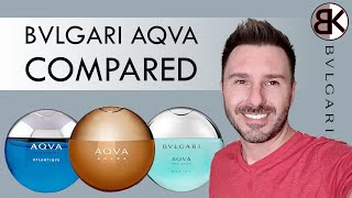 Bvlgari Aqva Compared - Marine, Amara, Atlantique