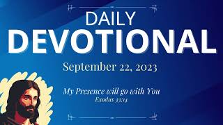 Daily Devotional Today - Exodus 33:14 – September 22, 2023