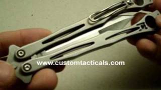 Spyderco Spyderfly Butterfly Knife Video Review