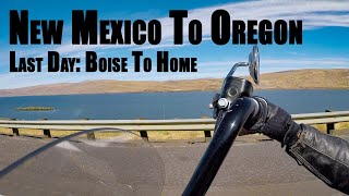 New Mexico to Oregon—Last Day: Boise to Home