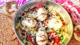 فطور صباحي سريع على الطريقة التركية بالبيض المسلوق🥚Delicious Turkish eggs recipes 🇹🇷🇹🇷