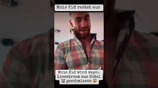 Mois Kid wird wegen Livestream aus dem Hotel 🏨 geschmissen 😱 #moiskid #rauswurf #hotel #viral #trend