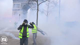 Emeute des Gilets Jaunes dans les quartiers autour des Champs-Elysées - 1er décembre 2018