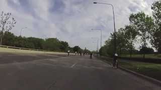 Cycling North from MSI in Bike the Drive North on Lake Shore Drive