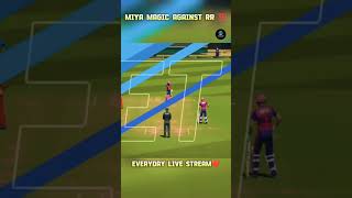 Miya Magic against RR  | M.siraj Wicket | #cricket #shorts