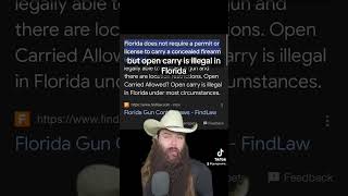 NRA fought against open carry in Florida