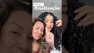 Finalização da Ester Lima para ter muita definição #finalização #hairtutorial #hairhacks #cachos