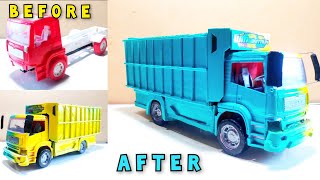 CARA MODIF TRUK PLASTIK MENJADI TRUK HINO MBOIS (TRUK PLASTIK)