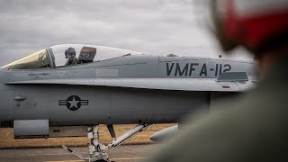 Marine Fighter Attack Squadron conducts flight operations • F/A-18 Squadron In Japan 2021