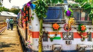 GRAND INAGURAL RUN || 22672 MDU - MS TEJAS SF EXPRESS || FIRST LUXURY TRAIN IN SOUTHERN RAILWAY ||