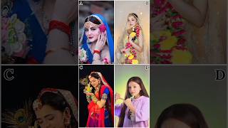 Who is best ?? ||Radha Rani Look 🦚✨|| Daizy aizy 🆚 Simpal kharel 🆚 Dipika rana 🆚 Inayat #trending