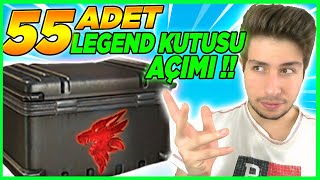 EFSANE TEKLER !! 55 ADET LEGEND KUTUSU AÇIMI ENVANTER LEGEND DOLDU - WOLFTEAM