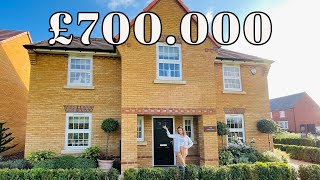 Touring a spacious 4 bedroom new build house | David Wilson The Winstone type in Didcot UK