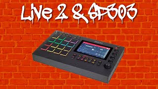 Making a sampled beat with the MPC Live 2 and SP303