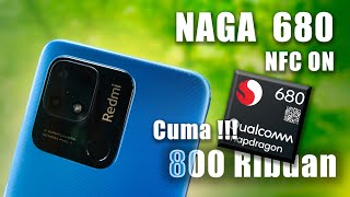 NYOBAIN HP CHIPSET NAGA 680 BER-NFC GAK SAMPAI 1JUTA !!! REDMI 10C QUICK UNBOXING 2024