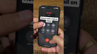 How to Put a Call on Hold! #iphonehack #shorts #tips #trick #reels