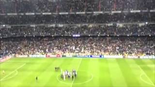 Real Madrid Fans BOOING the team after the game Real Madrid vs Schalke