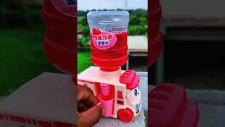 Red school truck with lots of red flavored fresh juice with Cold dispensing pumps #shorts