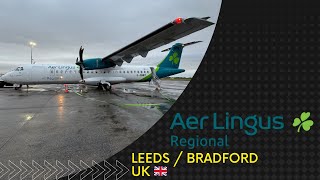 ATR 76-200 Take Off | Leeds Bradford to Belfast City | 12/10/2024